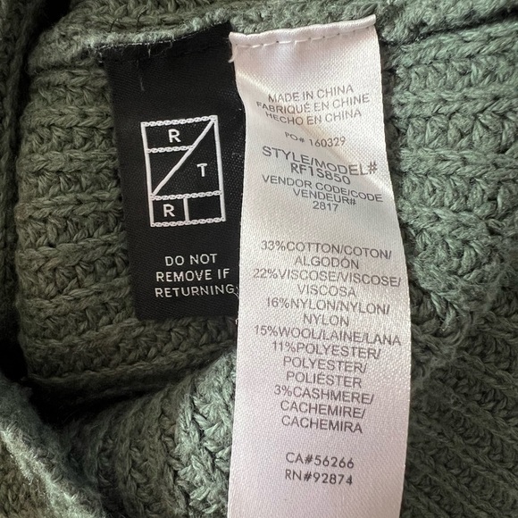 Splendid Darla Sweater – Olive Green – Size Small – Cozy & Stylish! - Picture 7 of 8